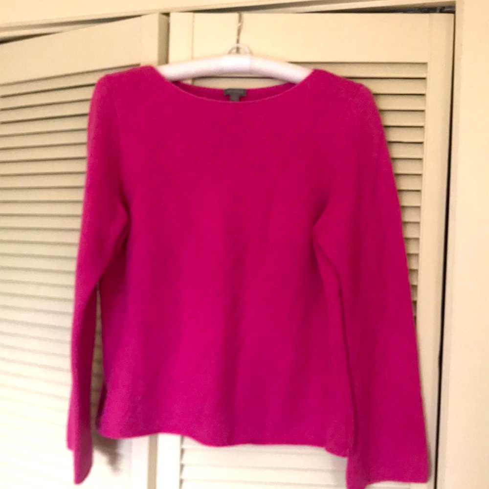 Cashmere Ann Taylor perfect pink size XL